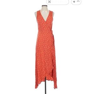 Universal Thread Sleeveless Ditsy Print Wrap Dress